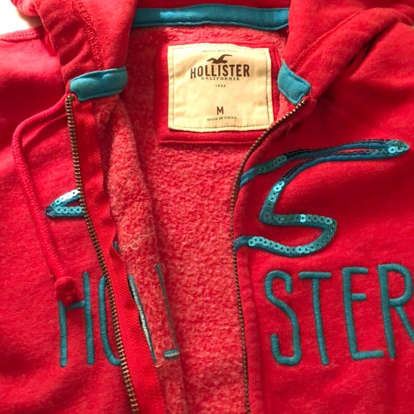Hollister zip up hoodie jacket M - Picture 2 of 7